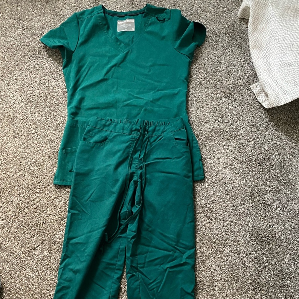 Sketchers Green Scrubs XSP